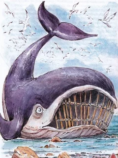 Как краб кита из беды выручил - Сахарнов С.В. читать бесплатно