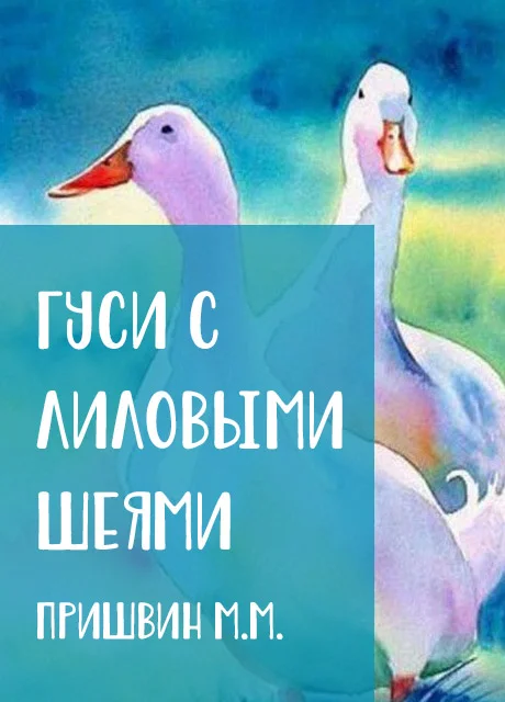 Гуси с лиловыми шеями - Пришвин М.М. читать бесплатно на m1r.ru
