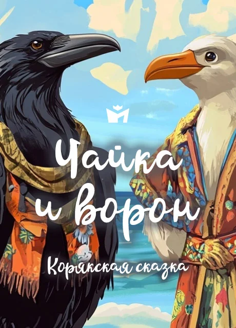 Чайка и ворон - Корякская сказка Чайка и ворон - Корякская сказка читать бесплатно на m1r.ru