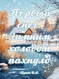Первый снег. Зимним холодом пахнуло - Бунин И.А. читать бесплатно