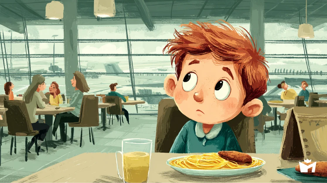 Путешествие. Ужин в аэропорту