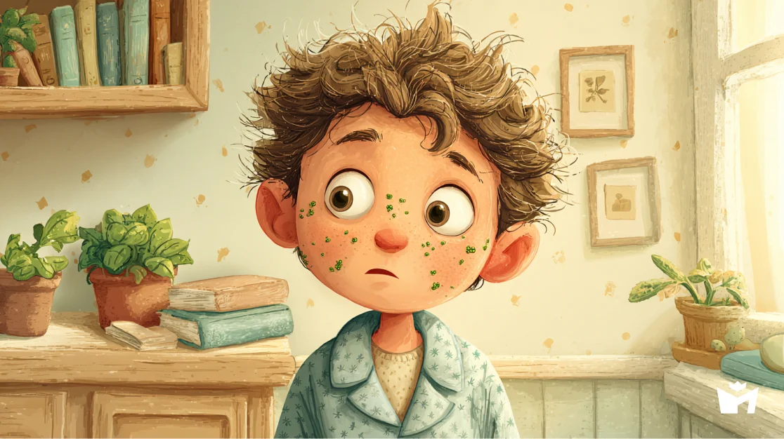 Зеленчатые леопарды. Ветрянка