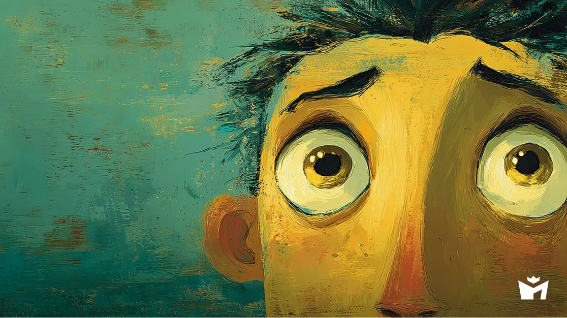 Здоровая мысль. Удивленные глаза