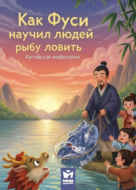 Как Фуси научил людей рыбу ловить - Китайская сказка читать бесплатно на m1r.ru