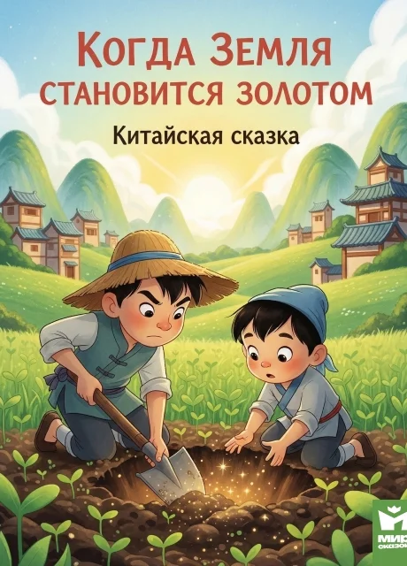 Когда земля становится золотом - Китайская сказка читать бесплатно на m1r.ru