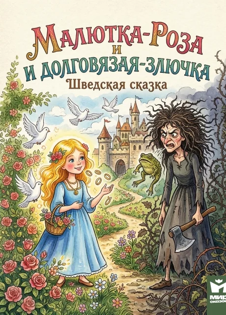 Малютка-Роза и Долговязая-Злючка - Шведская сказка читать бесплатно на m1r.ru