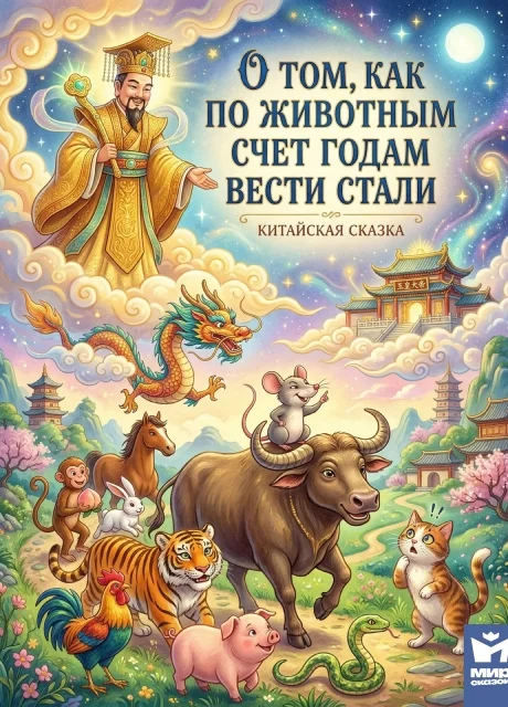 О том, как по животным счет годам вести стали - Китайская сказка О том, как по животным счет годам вести стали - Китайская сказка читать бесплатно на m1r.ru