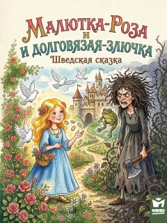 Малютка-Роза и Долговязая-Злючка - Шведская сказка читать бесплатно