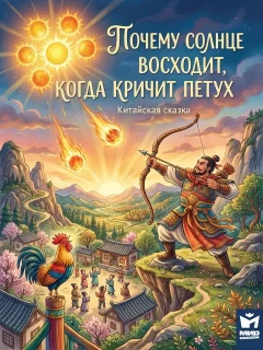Почему солнце восходит, когда кричит петух - Китайская сказка читать бесплатно