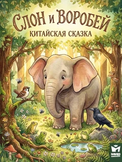 Слон и воробей - Китайская сказка читать бесплатно