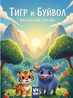 Тигр и буйвол - Китайская сказка читать бесплатно