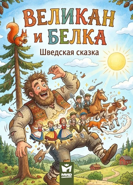 Великан и белка - Шведская сказка читать бесплатно на m1r.ru