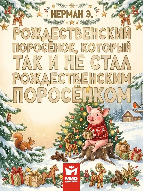 Рождественский поросёнок, который так и не стал рождественским поросёнком - сказка Нермана Э. Рождественский поросёнок, который так и не стал рождественским поросёнком - сказка Нермана Э.