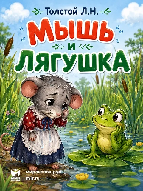 Мышь и лягушка - басня Льва Толстого