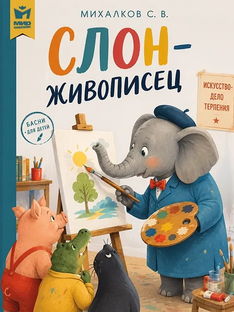 Слон-живописец - басня Михалкова С.В.