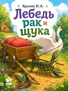 Лебедь, рак и щука - басня Крылова И. А.