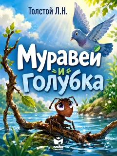 Муравей и голубка - басня Льва Толстого