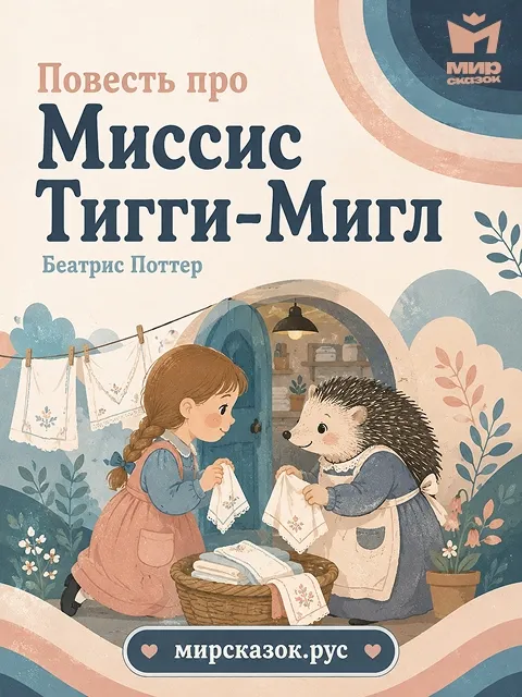 Повесть про Миссис Тигги-Мигл - сказка Беатрис Поттер