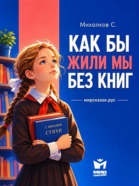 Как бы жили мы без книг - стихи Михалкова С.