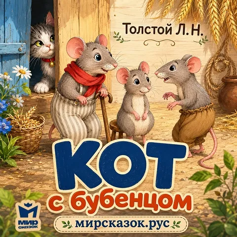 Кот с бубенцом - аудиобасня Льва Толстого
