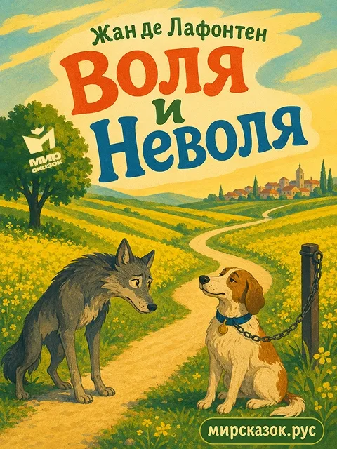 Воля и Неволя - басня Лафонтена Воля и Неволя - басня Лафонтена