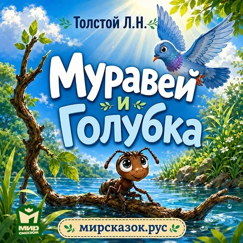 Муравей и голубка - аудиобасня Льва Толстого