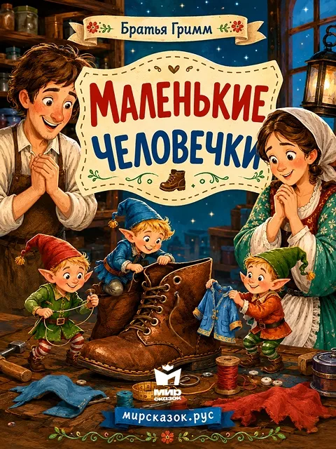 Маленькие человечки, сказка Братьев Гримм