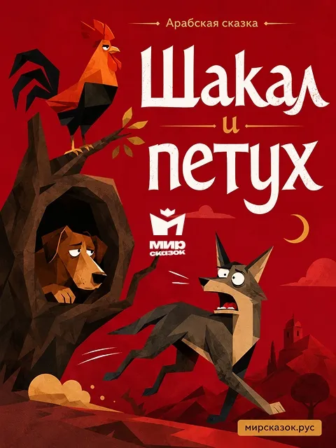 Шакал и петух, Арабские народные сказки Шакал и петух, Арабские народные сказки