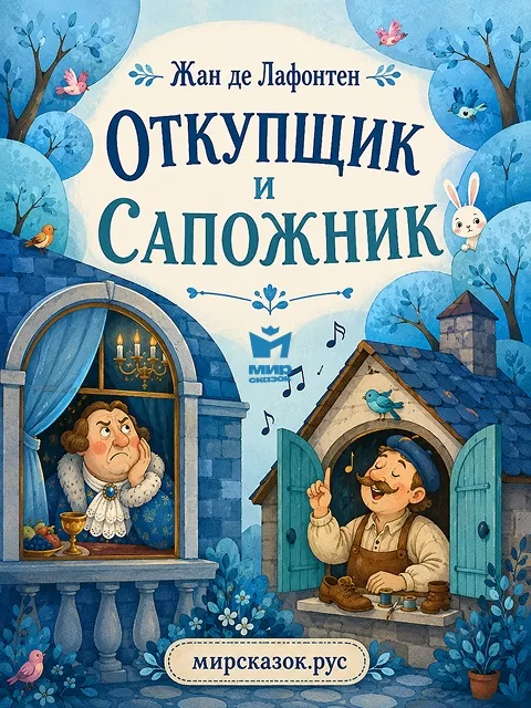 Откупщик и Сапожник - басня Лафонтена Откупщик и Сапожник - басня Лафонтена