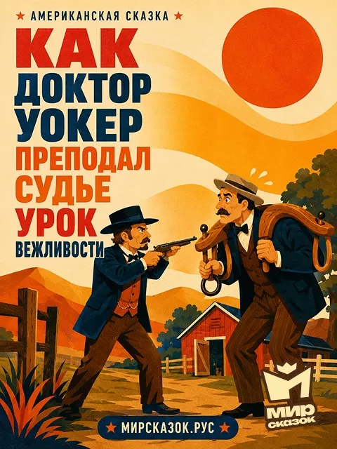 Как доктор Уокер преподал судье урок вежливости, Американская народная сказка Как доктор Уокер преподал судье урок вежливости, Американская народная сказка