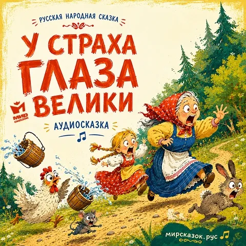 У страха глаза велики, Русская народная аудиосказка