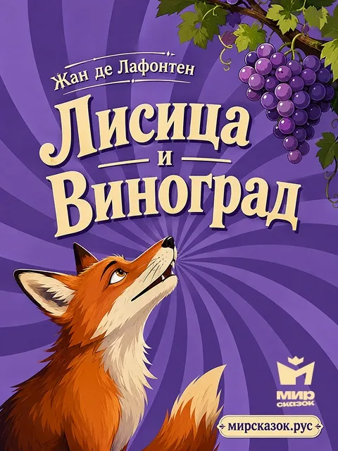 Лисица и Виноград - басня Лафонтена