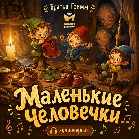 Маленькие человечки, аудиосказка братьев Гримм