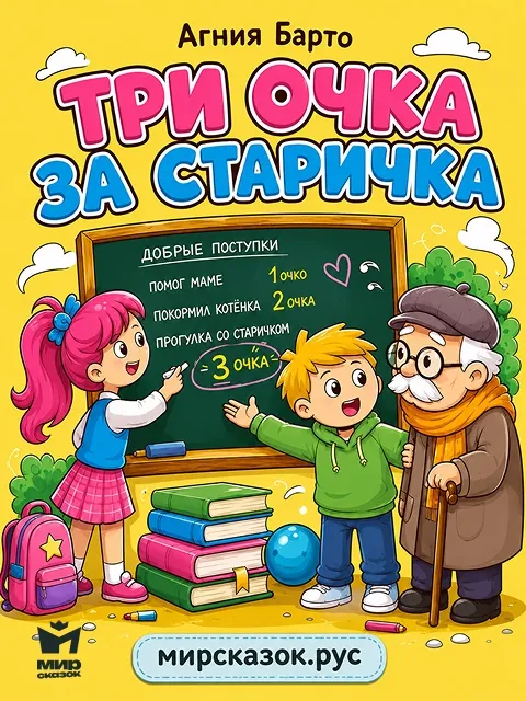 Три очка за старичка, стихи Барто А. Три очка за старичка, стихи Барто А.