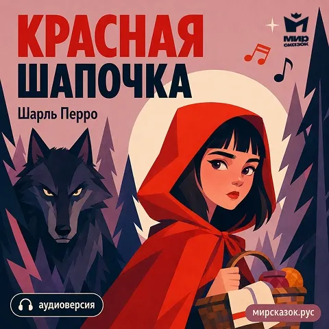 Красная шапочка - аудиоверсия сказки Шарля Перро