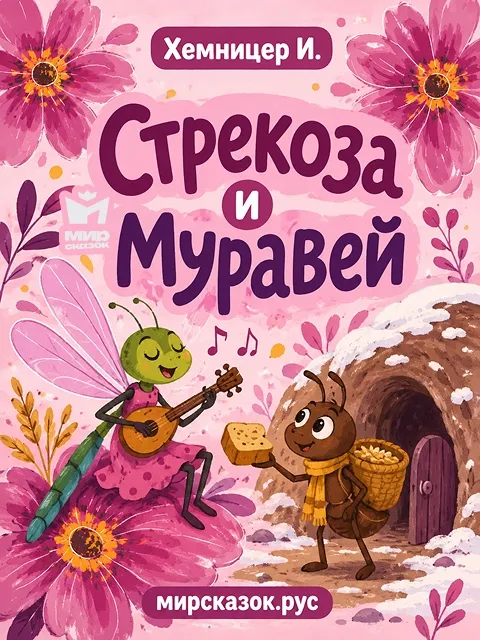 Стрекоза и Муравей - басня Хемницера И. Стрекоза и Муравей - басня Хемницера И.