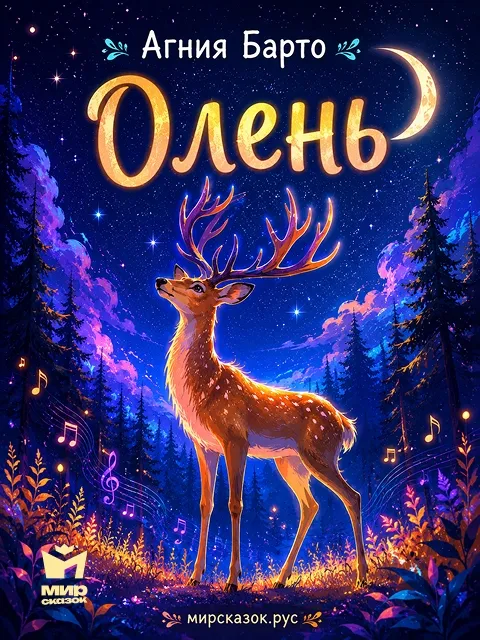 Олень, стихи Барто А.
