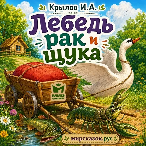 Лебедь, рак и щука - аудиобасня Крылова И. А. Лебедь, рак и щука - аудиобасня Крылова И. А.