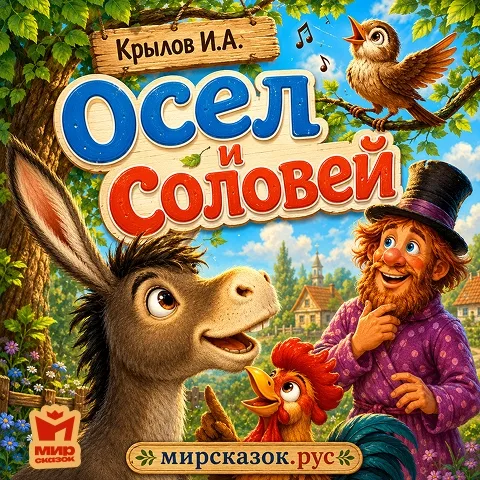Осел и соловей - аудиобасня Крылова И.А. Осел и соловей - аудиобасня Крылова И.А.