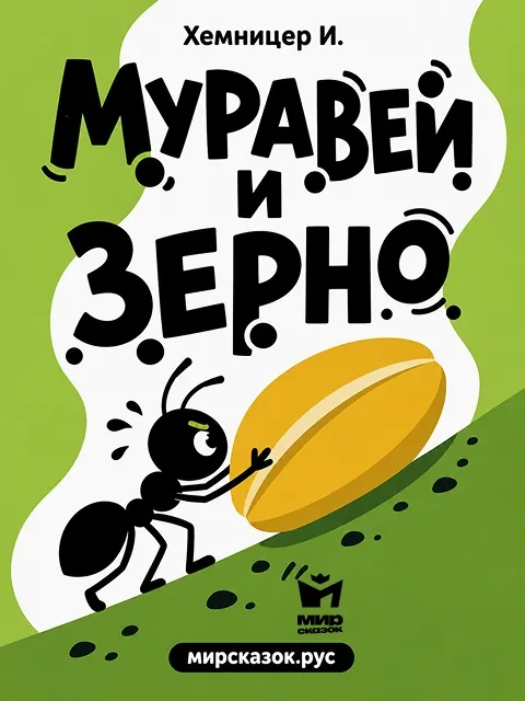 Муравей и зерно - басня Хемницера И. Муравей и зерно - басня Хемницера И.