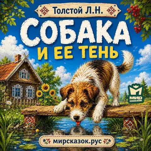 Собака и ее тень - аудиобасня Льва Толстого