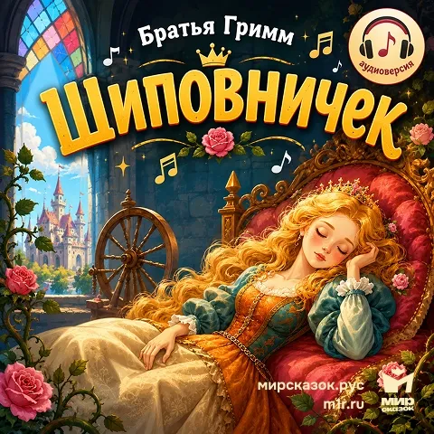 Шиповничек, аудиосказка Братьев Гримм
