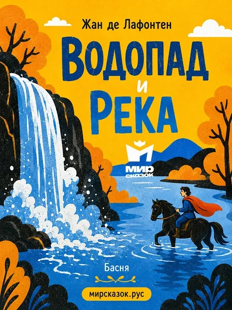 Водопад и Река - басня Лафонтена
