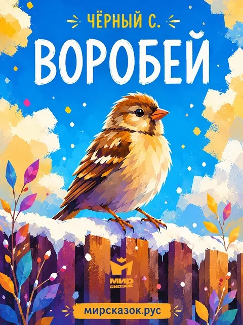 Воробей - стихи Саши Черного