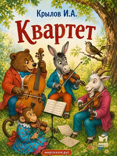 Квартет, басня Крылова И. Квартет, басня Крылова И.