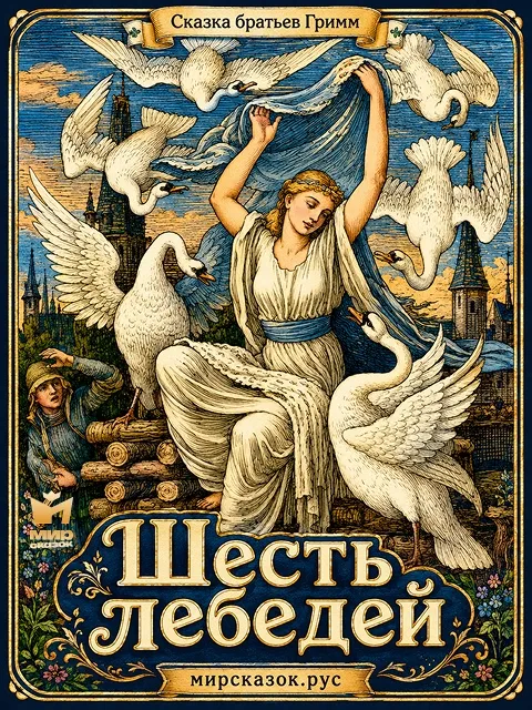 Шесть лебедей, сказка Братьев Гримм Шесть лебедей, сказка Братьев Гримм