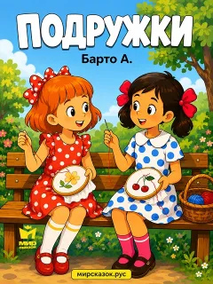 Подружки, стихи Барто А.