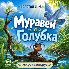 Муравей и голубка - аудиобасня Льва Толстого