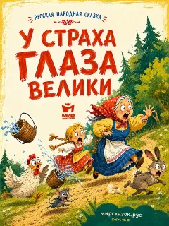 У страха глаза велики, Русская народная сказка