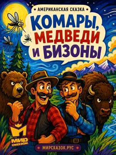 Комары, медведи и бизоны, Американская народная сказка